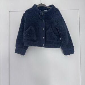 Splendid Navy Kids Sherpa Jacket